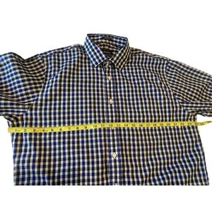 Neiman‎ Marcus Men's Shirt Plaid Size 16.5